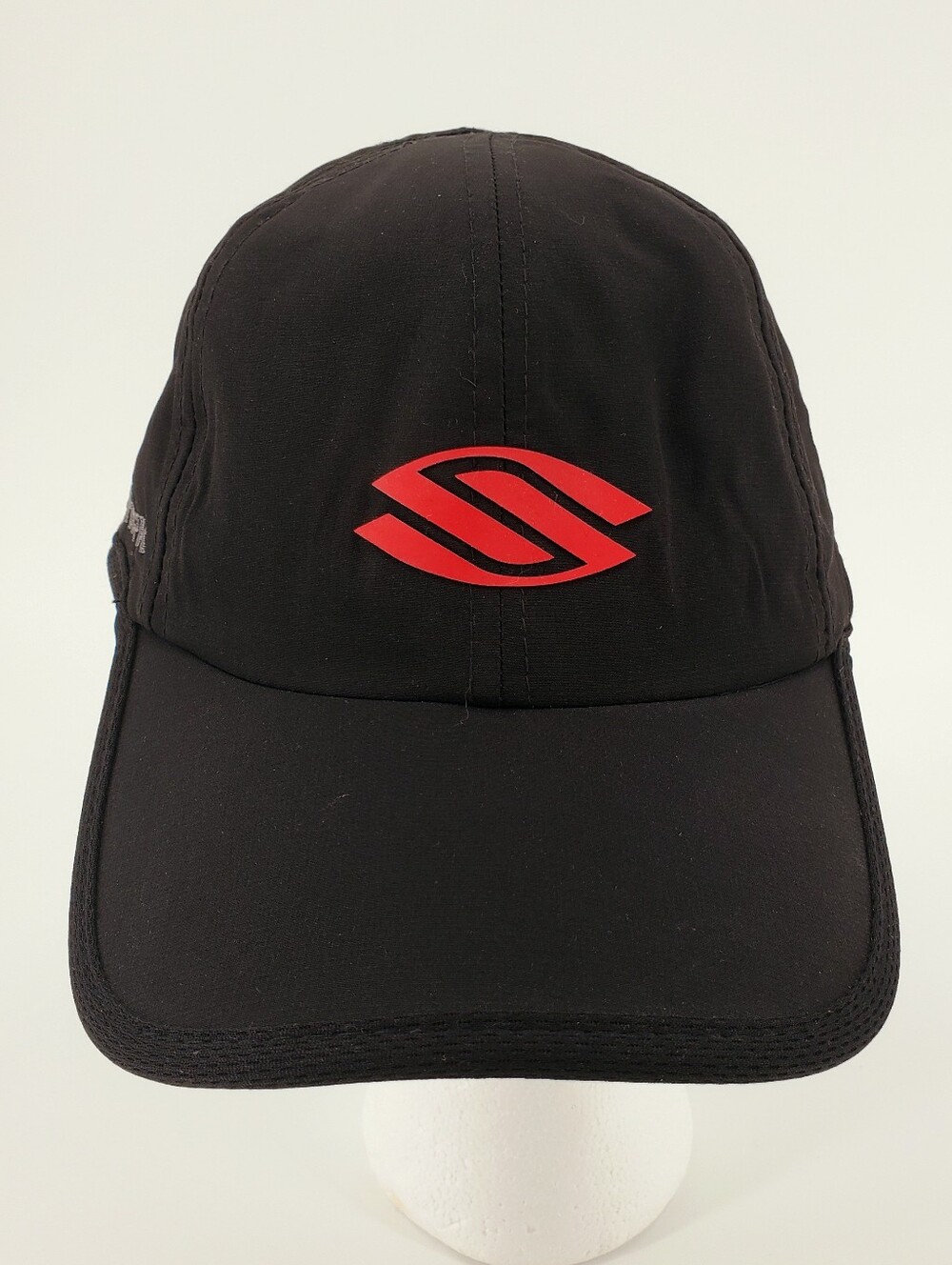 Selkirk Sport Pickelball Cap Hat Black & Red Adjustable Back Strap One Size